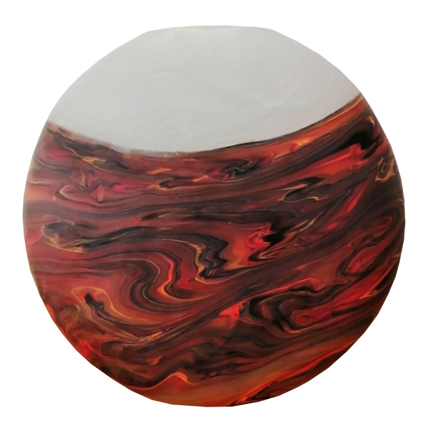 Ebb & Flow Large 11073 Lynden Over NZ Glass Art Lava Glass