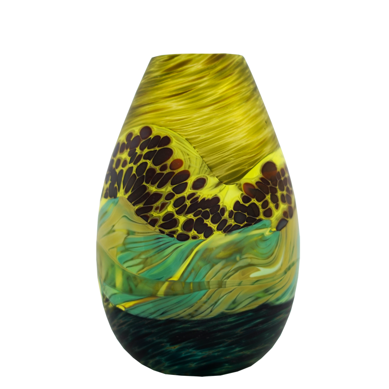 Over Rolling Hills Olive Teardrop Small