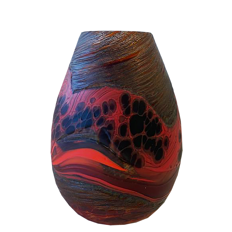 Fiery Mountain Dark Red Teardrop Regular