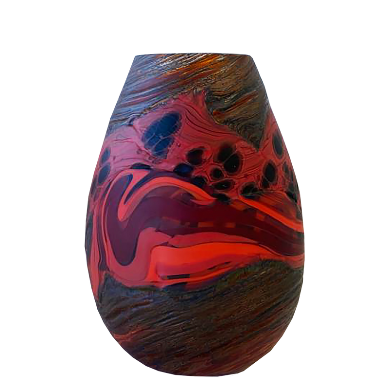 Fiery Mountain Dark Red Teardrop Regular