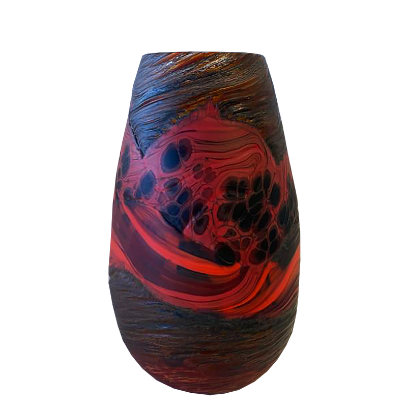 Fiery Mountain Dark Red Teardrop Regular