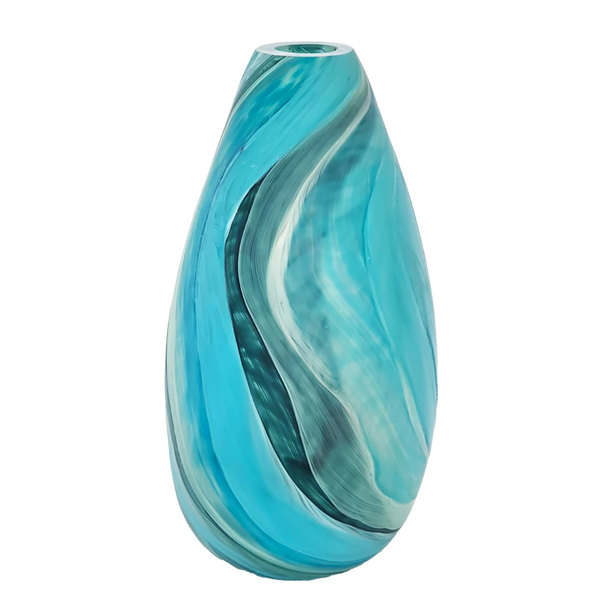 Flax Vase Blue 11343