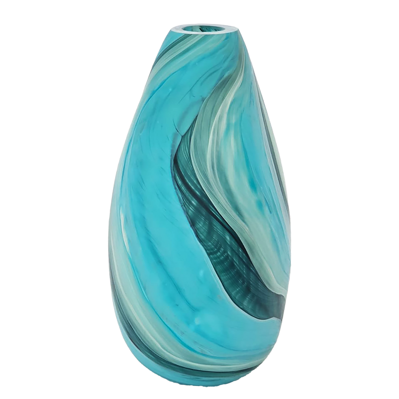 Flax Vase Blue 11343