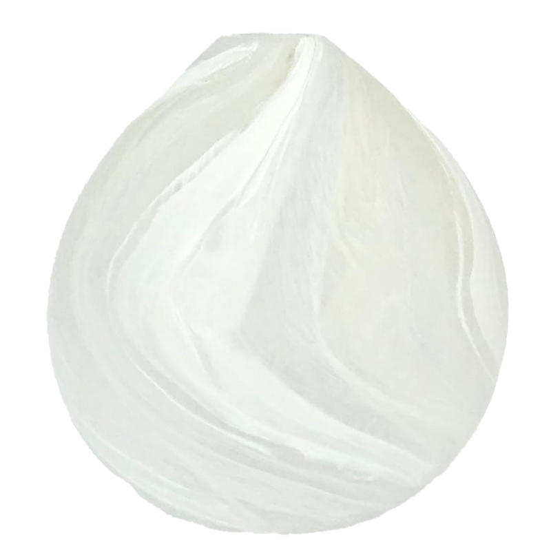 Flax Vase White 11344