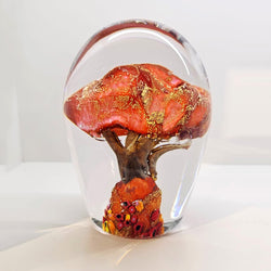Golden Tree Paperweight