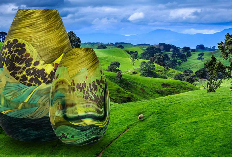Over Rolling Hills Teardrop Olive Regular