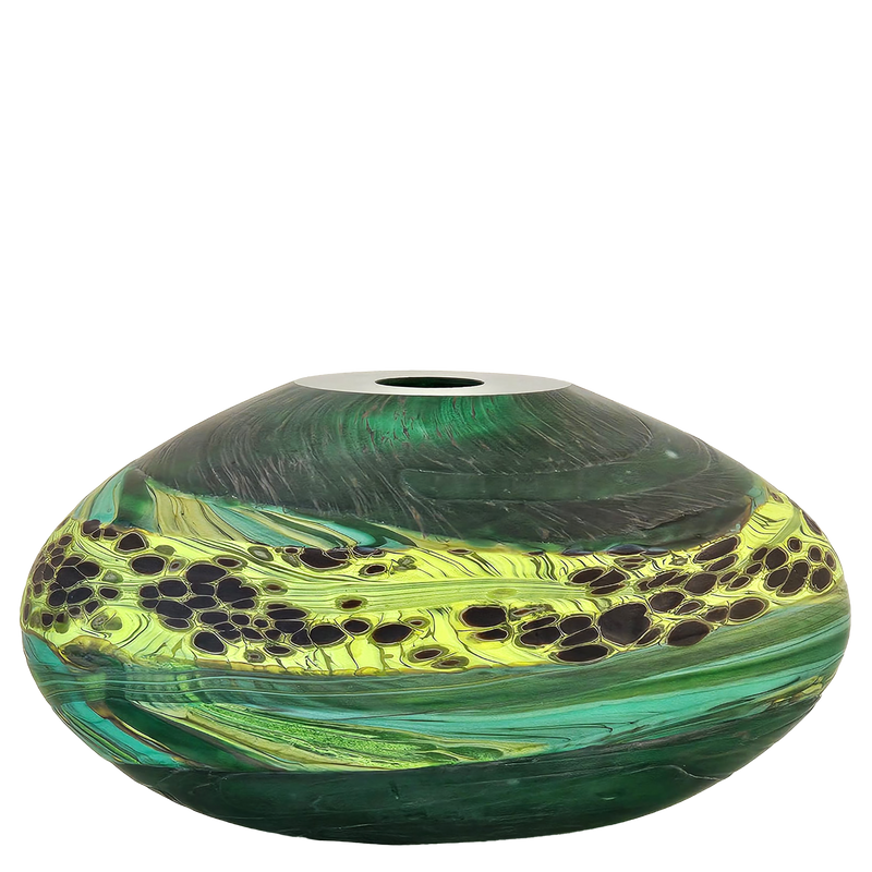 Over Rolling Hills River Stone Jade Large 11369