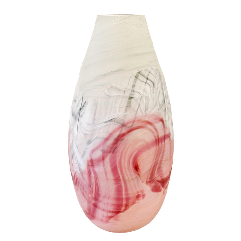 Pink & White Terraces Teardrop Large 11335