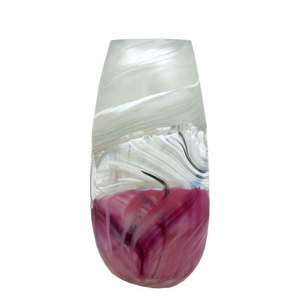 Pink & White Terraces Teardrop Regular