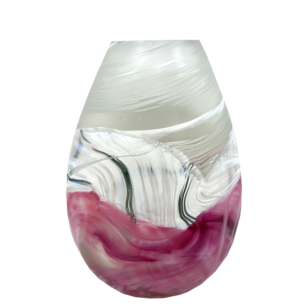 Pink & White Terraces Teardrop Regular