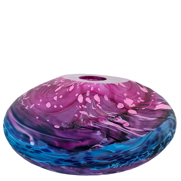 River Rocks Glass Starry Night River Stone Large 11249 | NZ Glass Art | Lava Glass