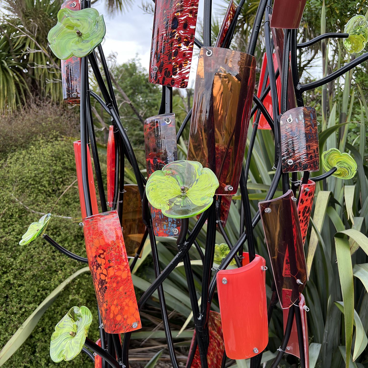 Fragile Tree Fragile Future Garden Sculpture | Glass Art | Lava Glass