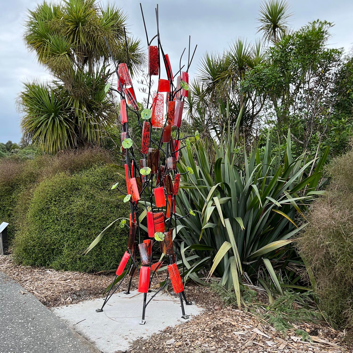Fragile Tree Fragile Future Garden Sculpture | Glass Art | Lava Glass