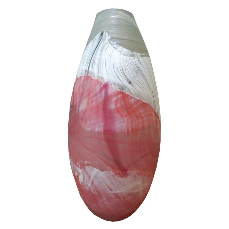 Pink and White Terraces Teardrop Large 10576