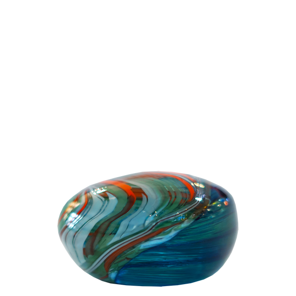 Rainbow Mountain Volcanic Rock | New Zealand Glass Art | Lava Glass