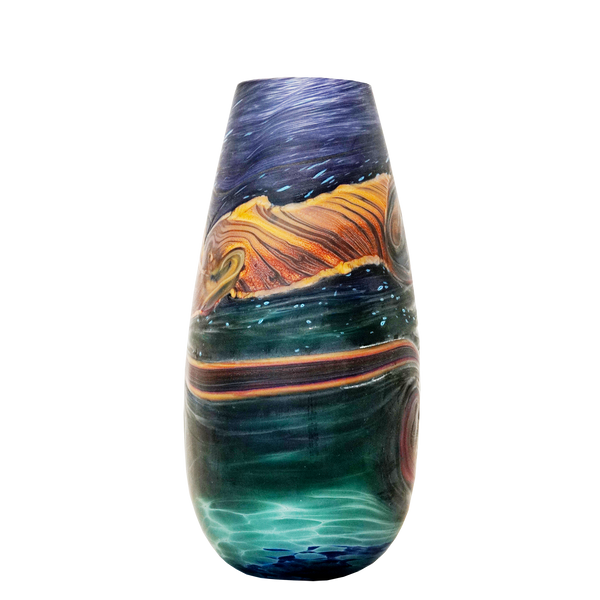 Waitomo Teardrop Regular | Collectable Glass Art | Lava Glass